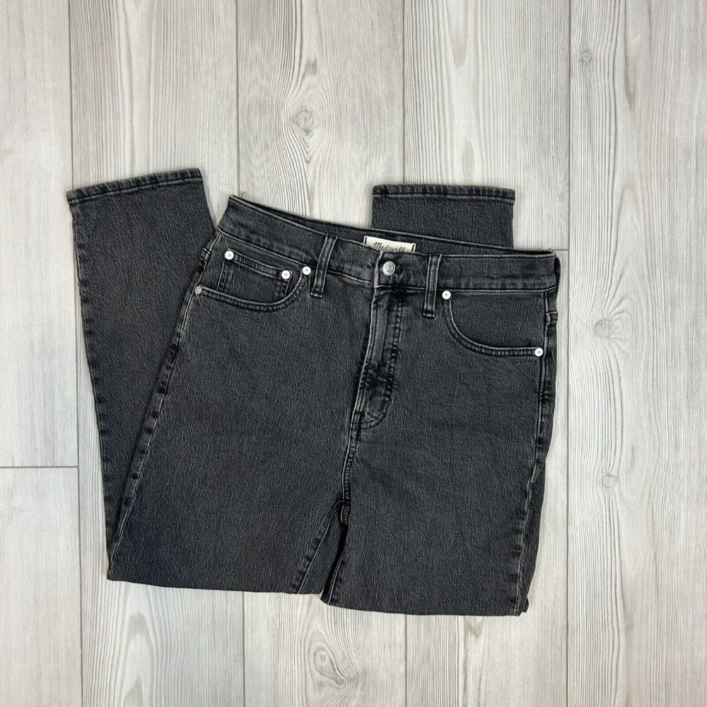 Madewell The Petite Perfect Vintage Jean Size 27P Lunar Black Wash MD713